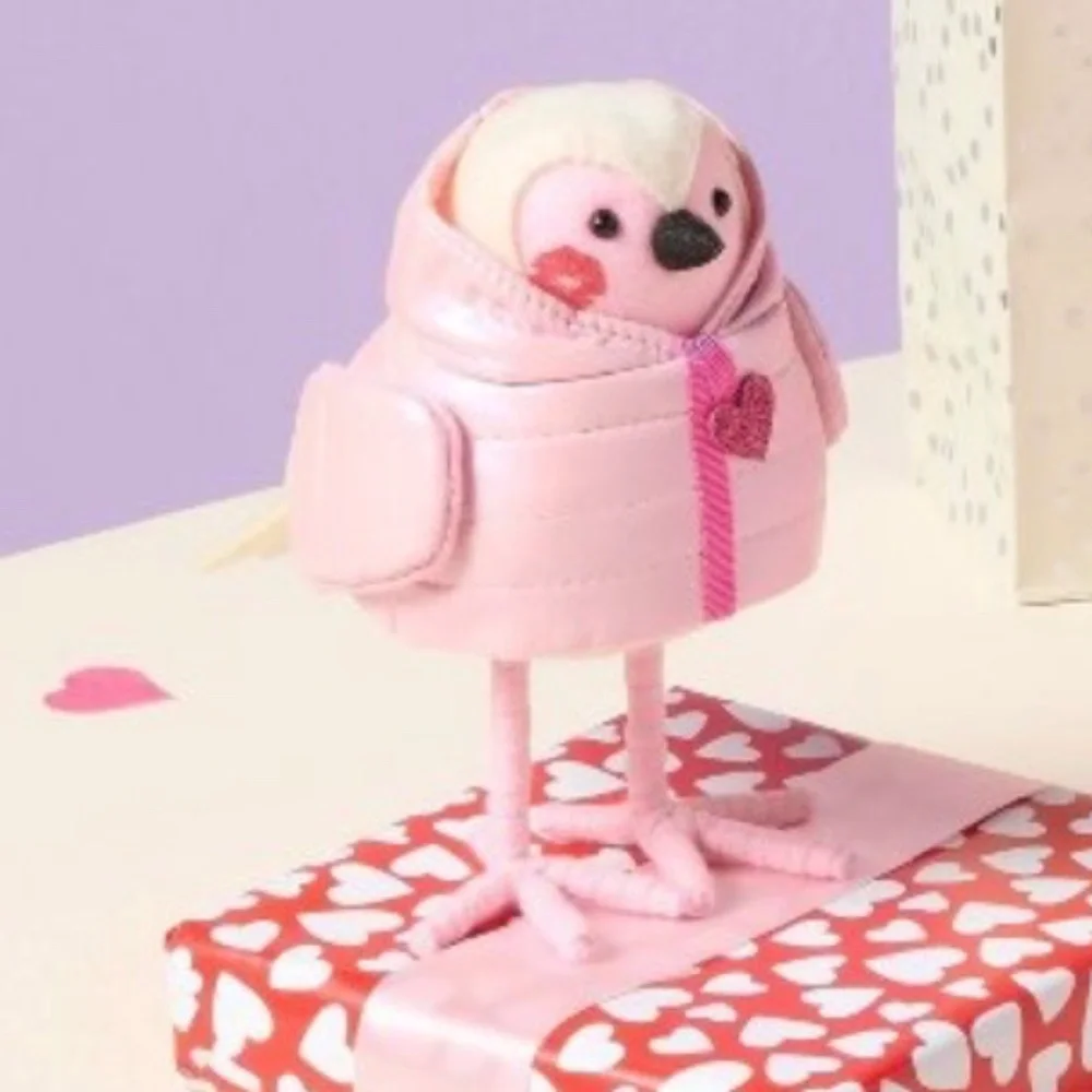 NWT Featherly Friends Valentine's Day 'Smoocher' Puffer Bird Spritz Target